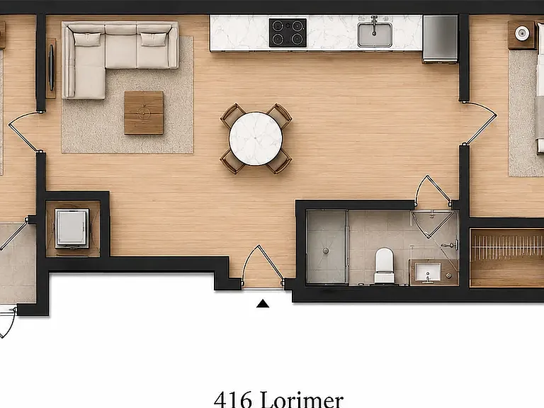 414 Lorimer St #2A — Photo 6