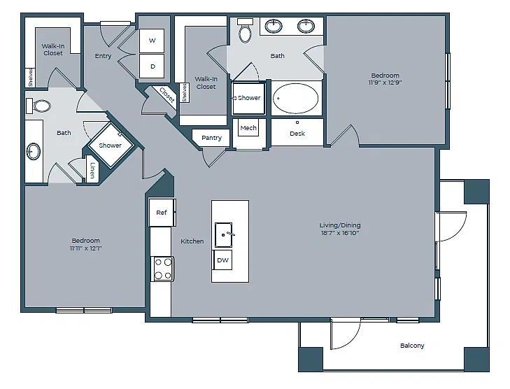 Floor plan B3