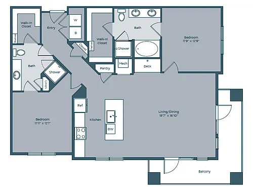 Floor plan B3