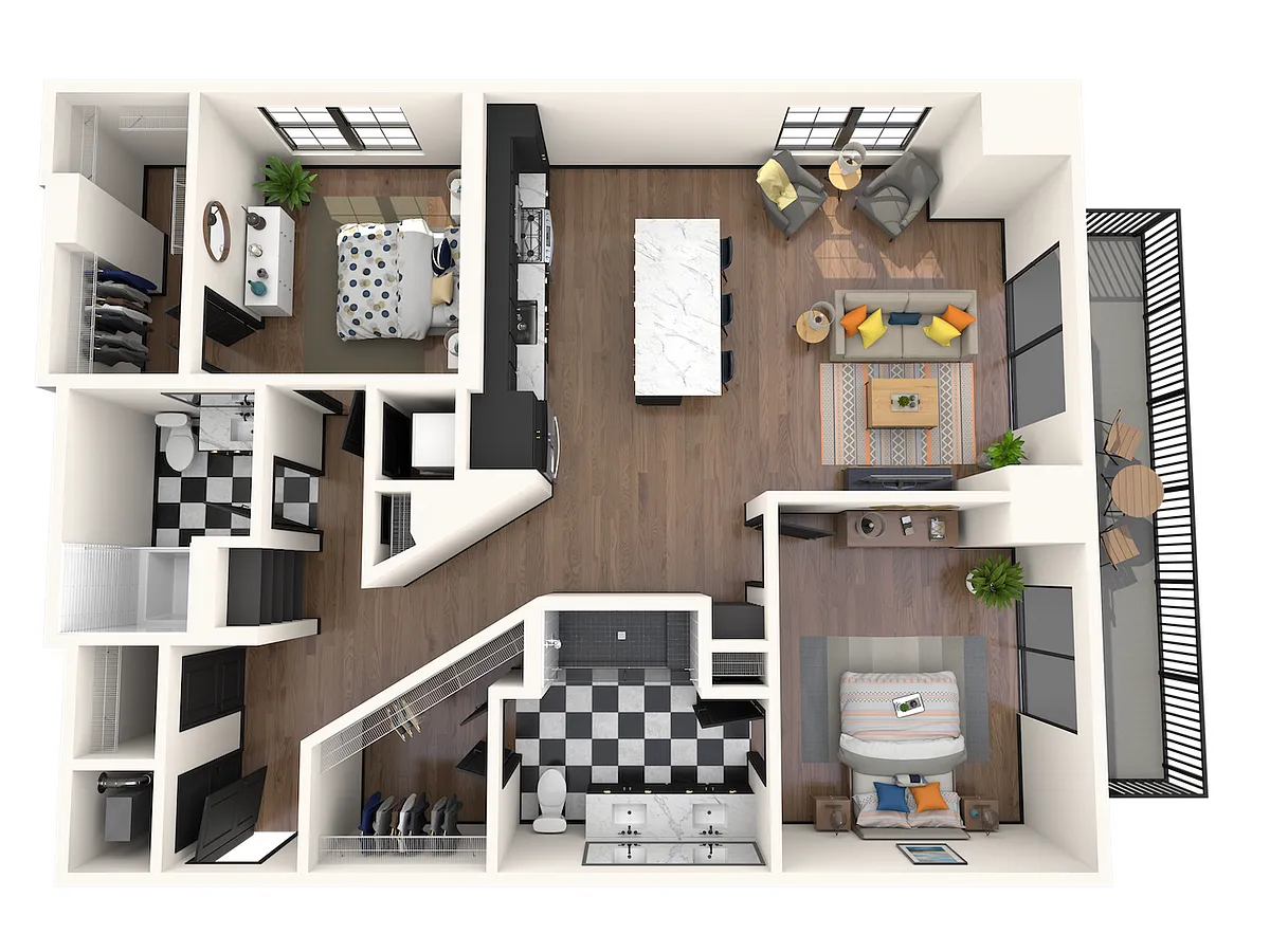 Floor plan B3