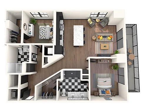 Floor plan B3