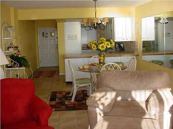 View into Unit From Living Area