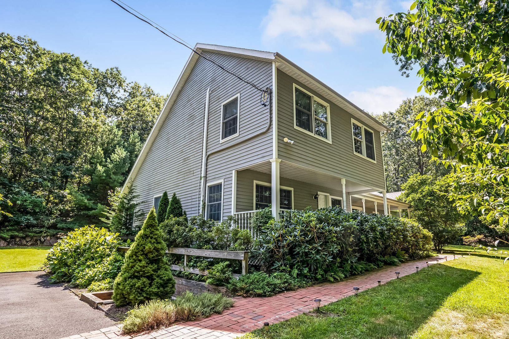 Side and front elevation