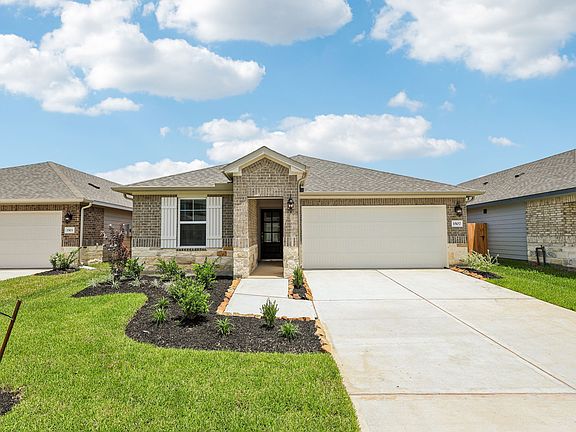 The Hughes floorplan in Glendale Lakes of Rosharon, TX.