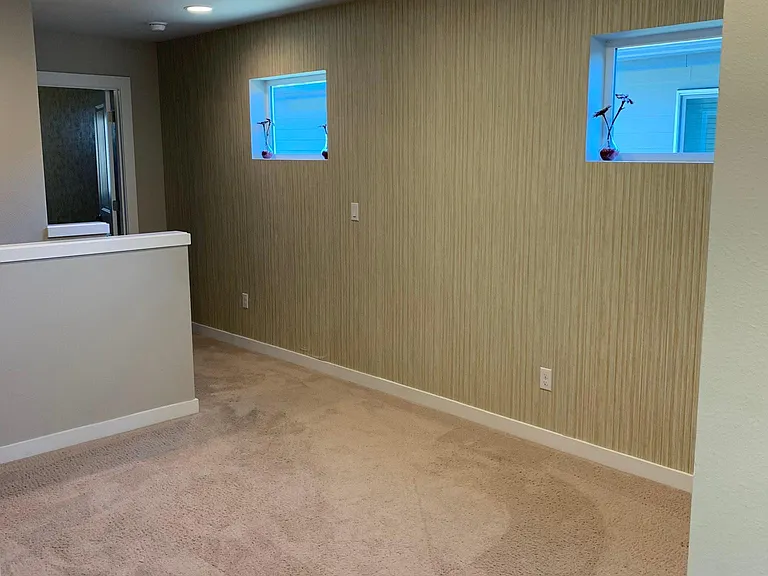 Loft and master suite entry.