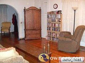 living room and entry way