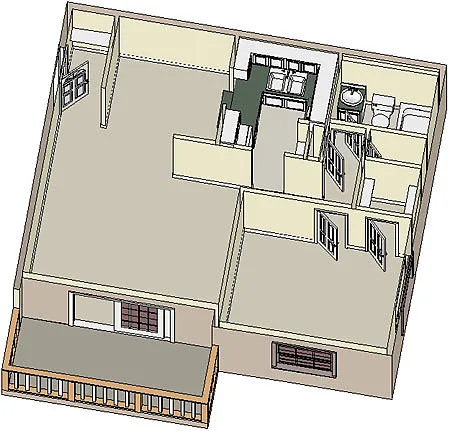 Floor plan One Bedroom