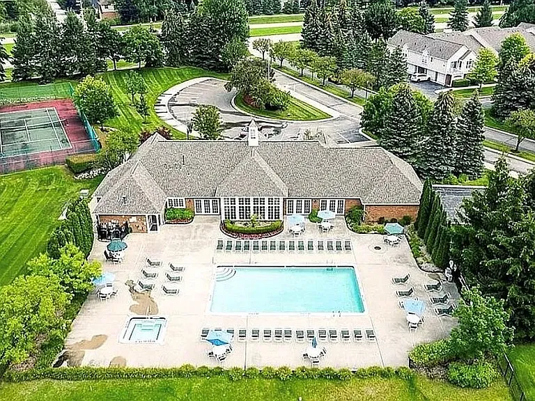 Refinish pool, tennis/pickleball courts