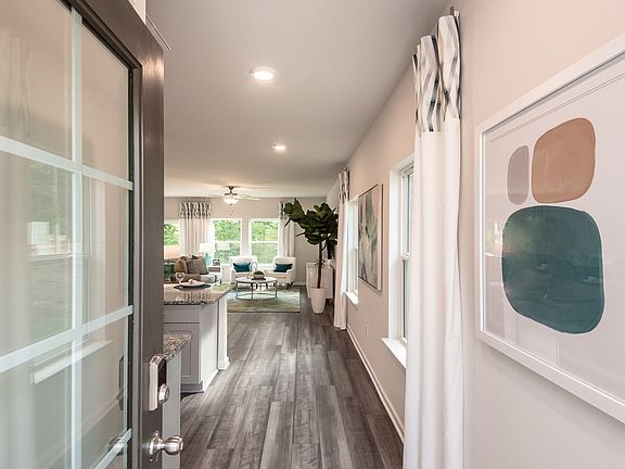 Jade floorplan modeled at The Woods at Dawson in Dawsonville, GA.