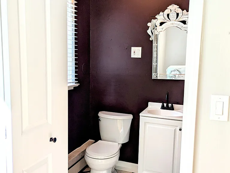 the private half bath