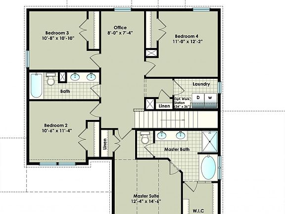The Cardinal Second Floor Plan