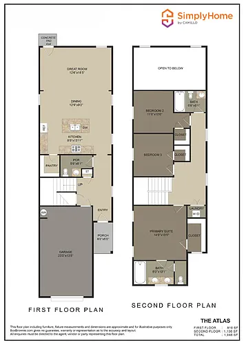 Floor plan 15342 Estrella West