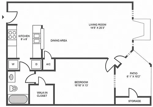 Floor plan 1C Renovation 3