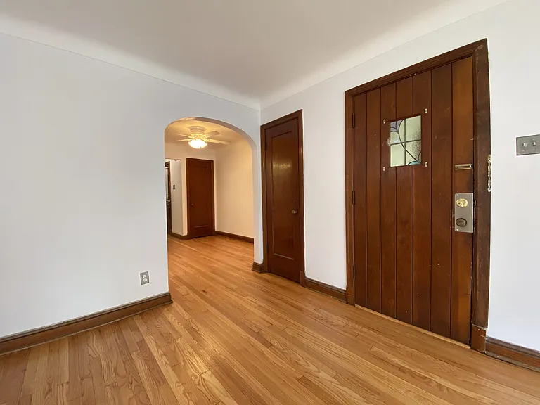 Front door opens into the living room.