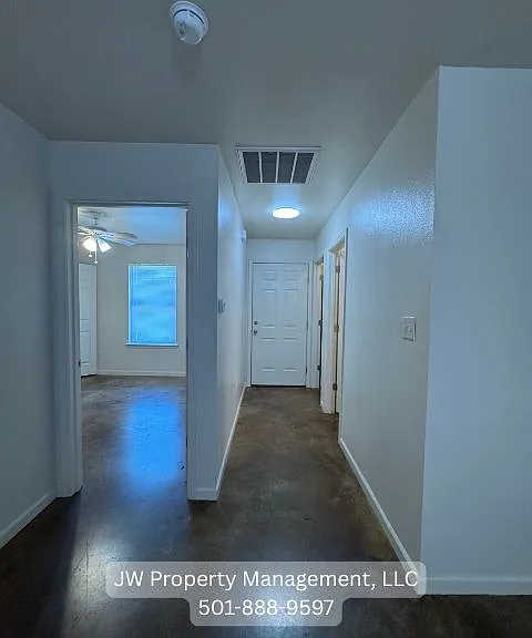 Bedroom and Hallway from Living Room