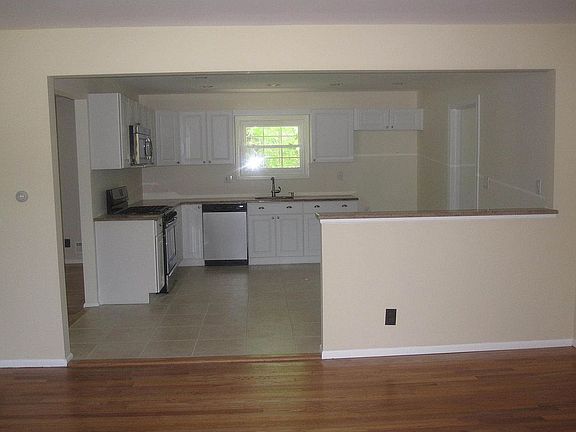 kitchen view from living/dining area