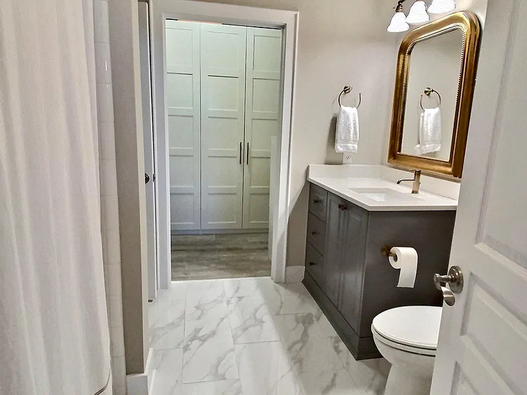 Bathroom #2 with walk-in closet