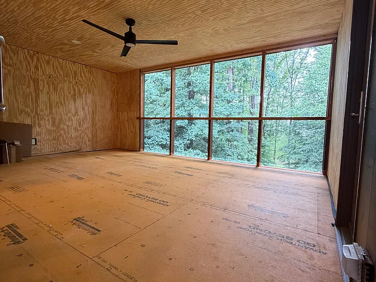 New screened porch. Floors will be finished in June.