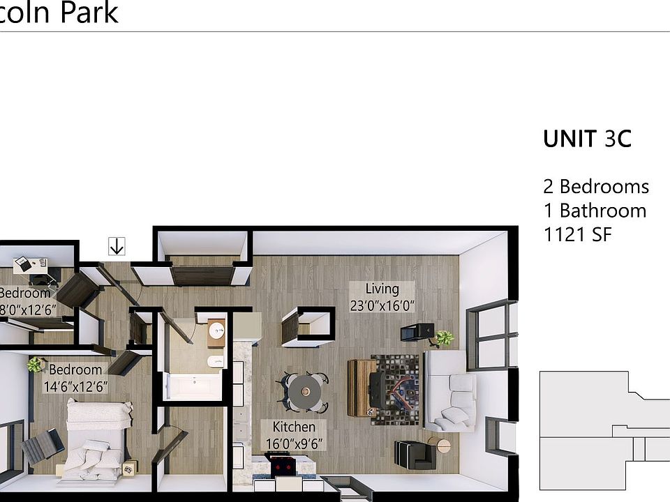1st image of 39 Lincoln Park #6C