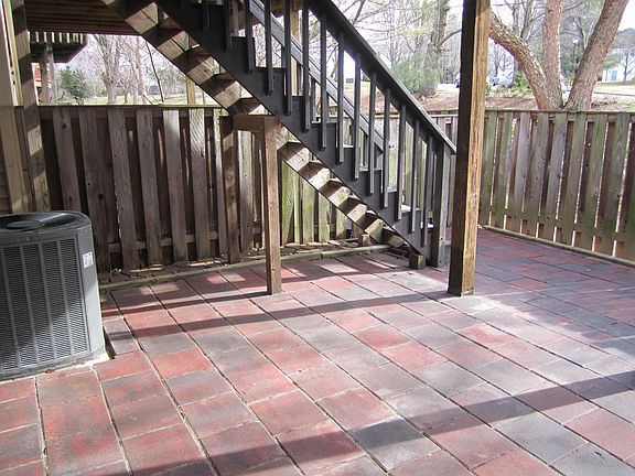 Patio with Stairway to Deck