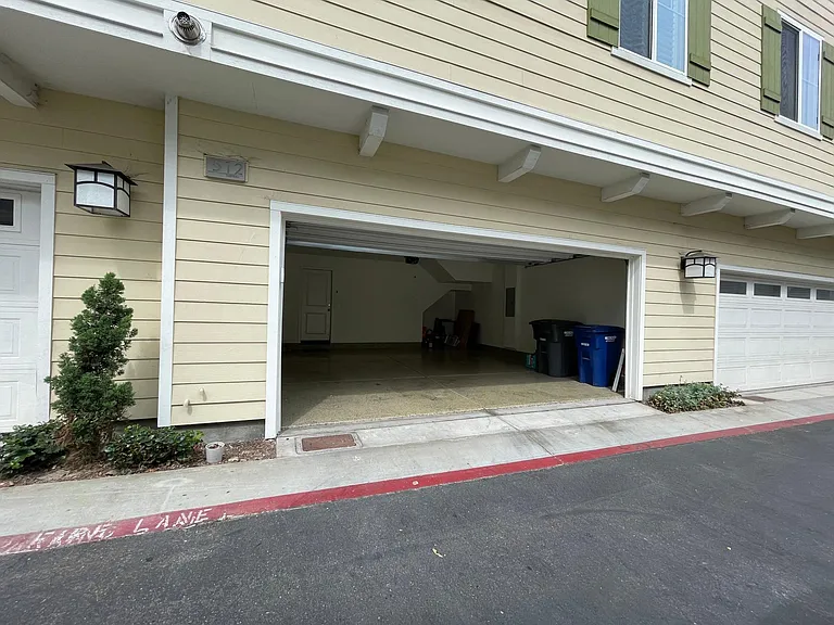 Spacious 2 car garage