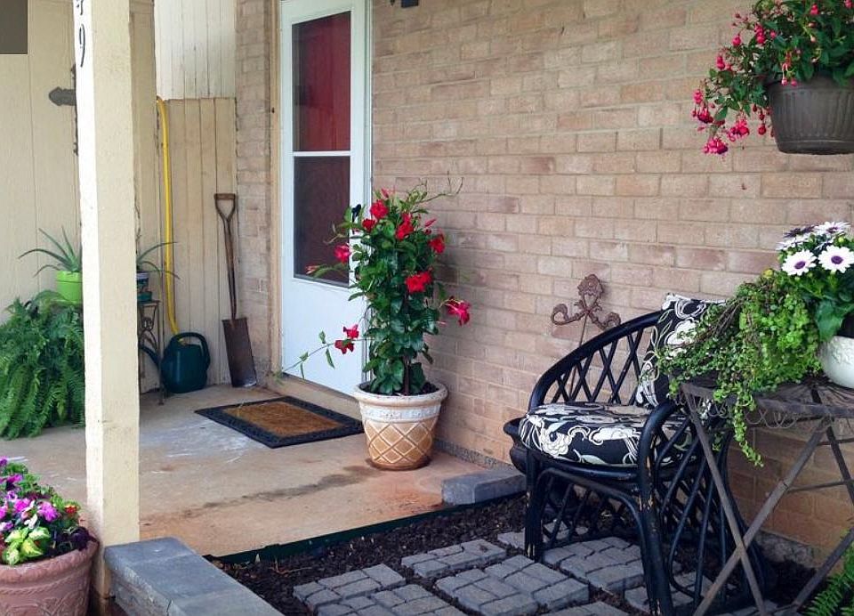 Front Door & covered patio.