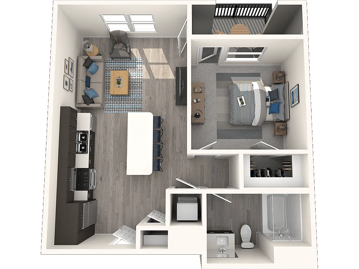 Floor plan Ariva A1- Surf - Premium