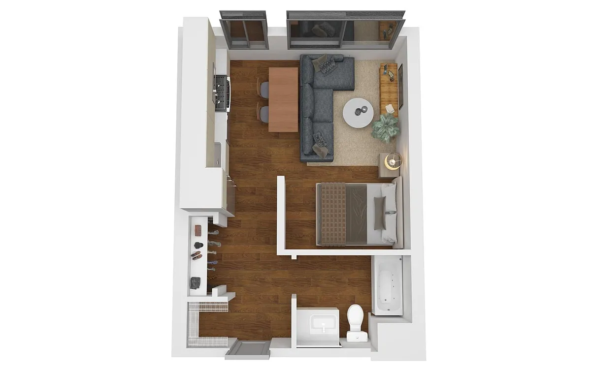 Floor plan Studio