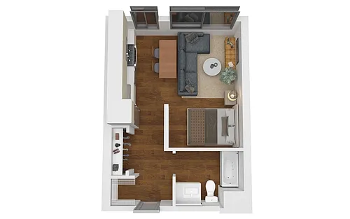 Floor plan Studio