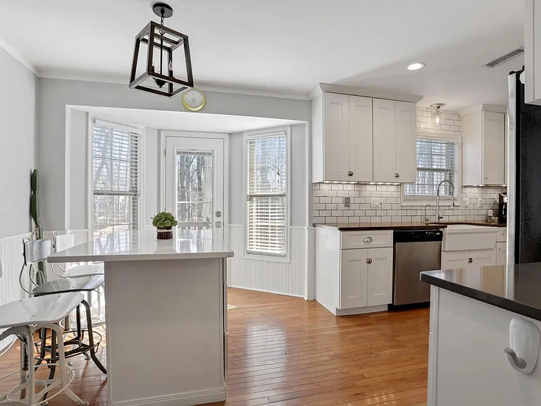 Note the beautiful subway tile in this custom kitchen.