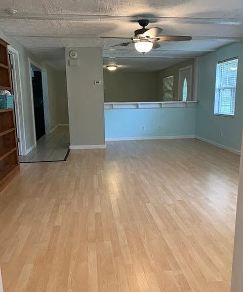 new fans with remotes, wood laminate flooring for easy cleaning