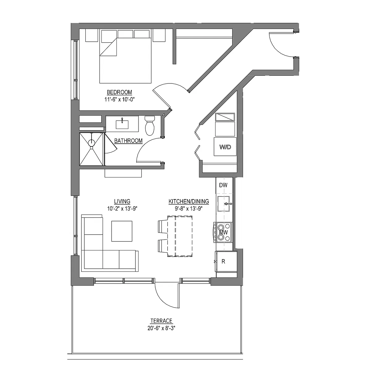 Floor plan Plan 14 Terrace