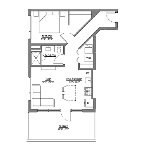 Floor plan Plan 14 Terrace