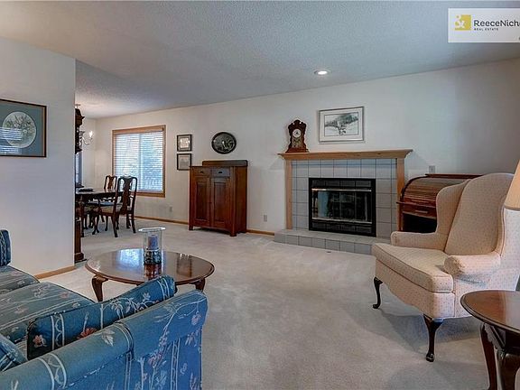 Formal Living Room, Second living space on main level and second fireplace on main level!