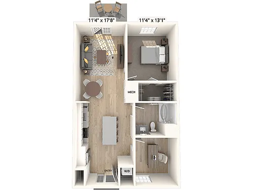 Floor plan A1D