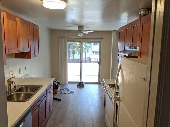 From kitchen overlooking dining area and onto the huge balcony