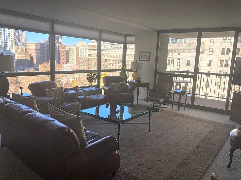 Great room overlooking Washington Square and Center City