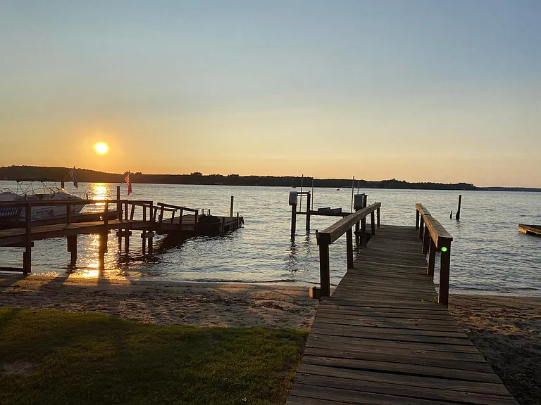 Sunset from the dock