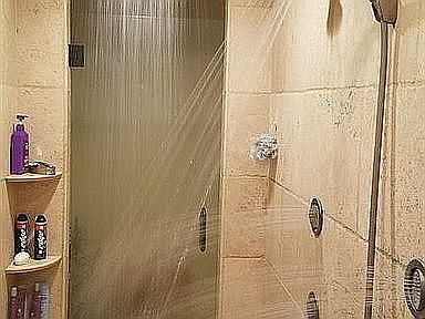 7 head walk through shower 