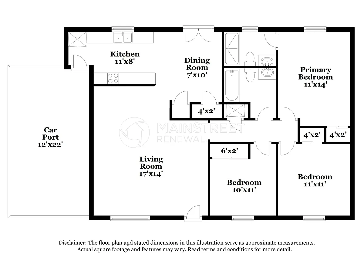 Floor Plan - 4627 N 47th Dr
