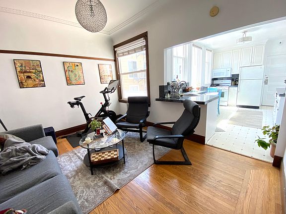Open concept - dining or living room flows into kitchen
