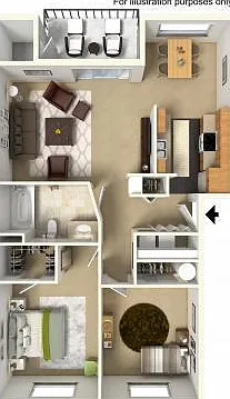 Vista Pointe Apartments in South Salem Oregon Comfortable Living Near Shopping and I5 — Photo 23