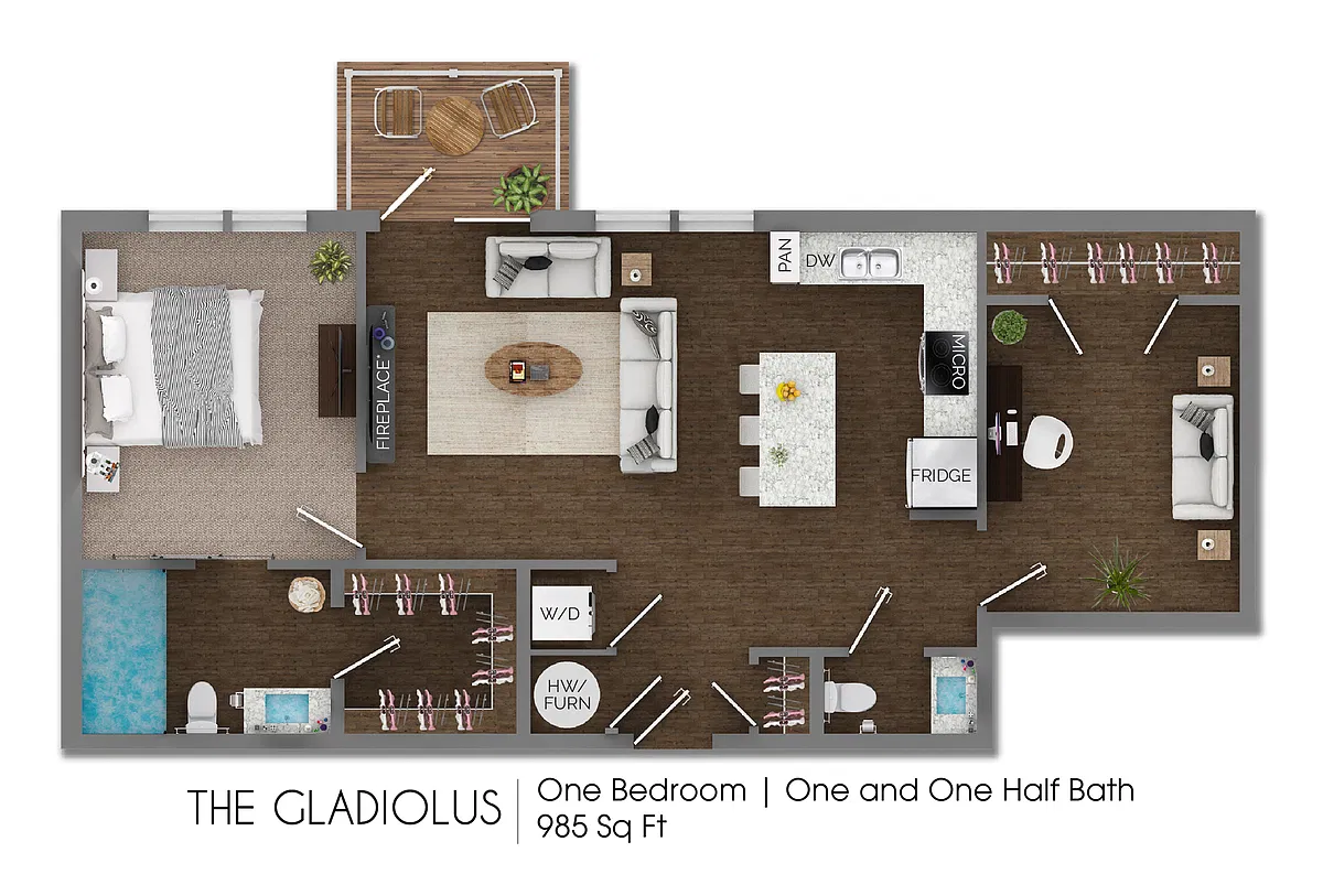 Floor plan Gladiolus