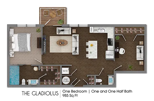 Floor plan Gladiolus