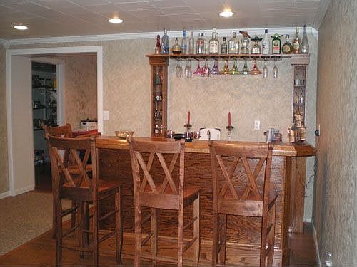 Dining room and wet bar