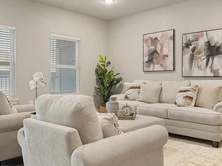 Living Room Prairie Gate Community