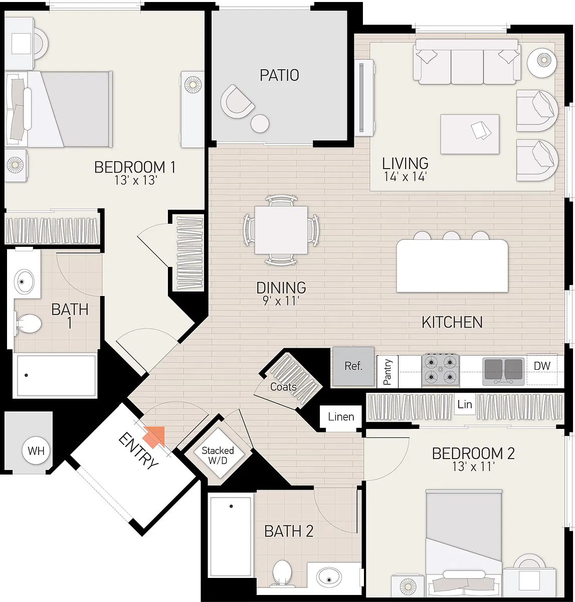 Floor plan Plan H
