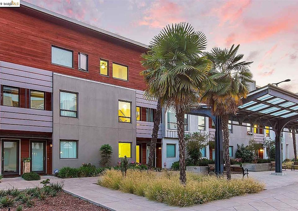 Front door pocket park. 