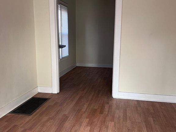Living room into dining room