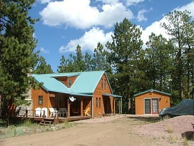 Cabin and bunk house